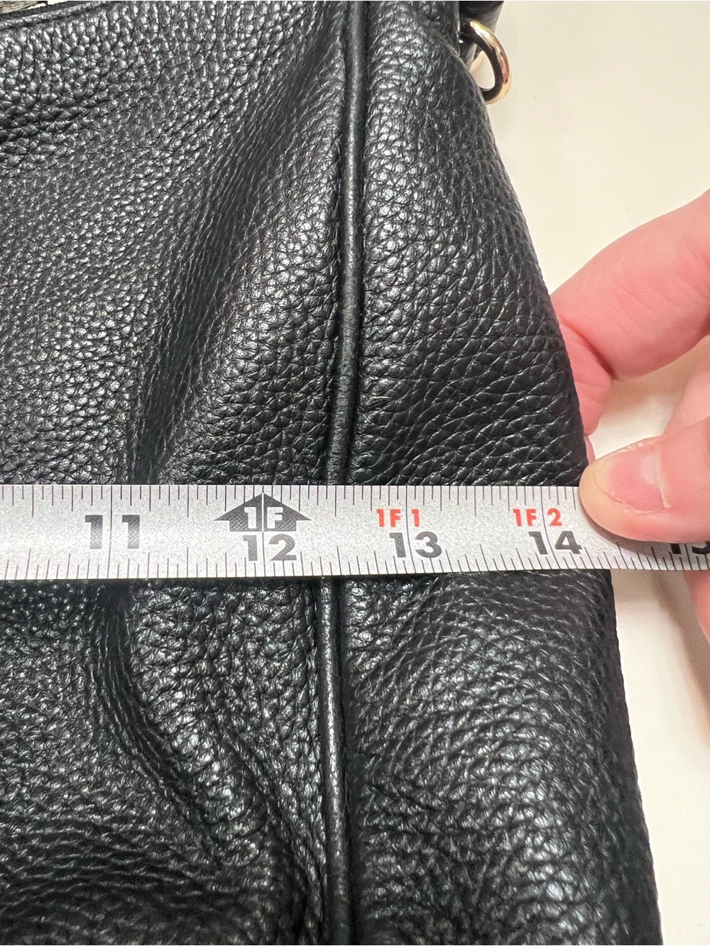 KATE SPADE | BLACK PEBBLED TEXTURED LEATHER HOBO SHOULDER BAG PURSE - Picture 12 of 13
